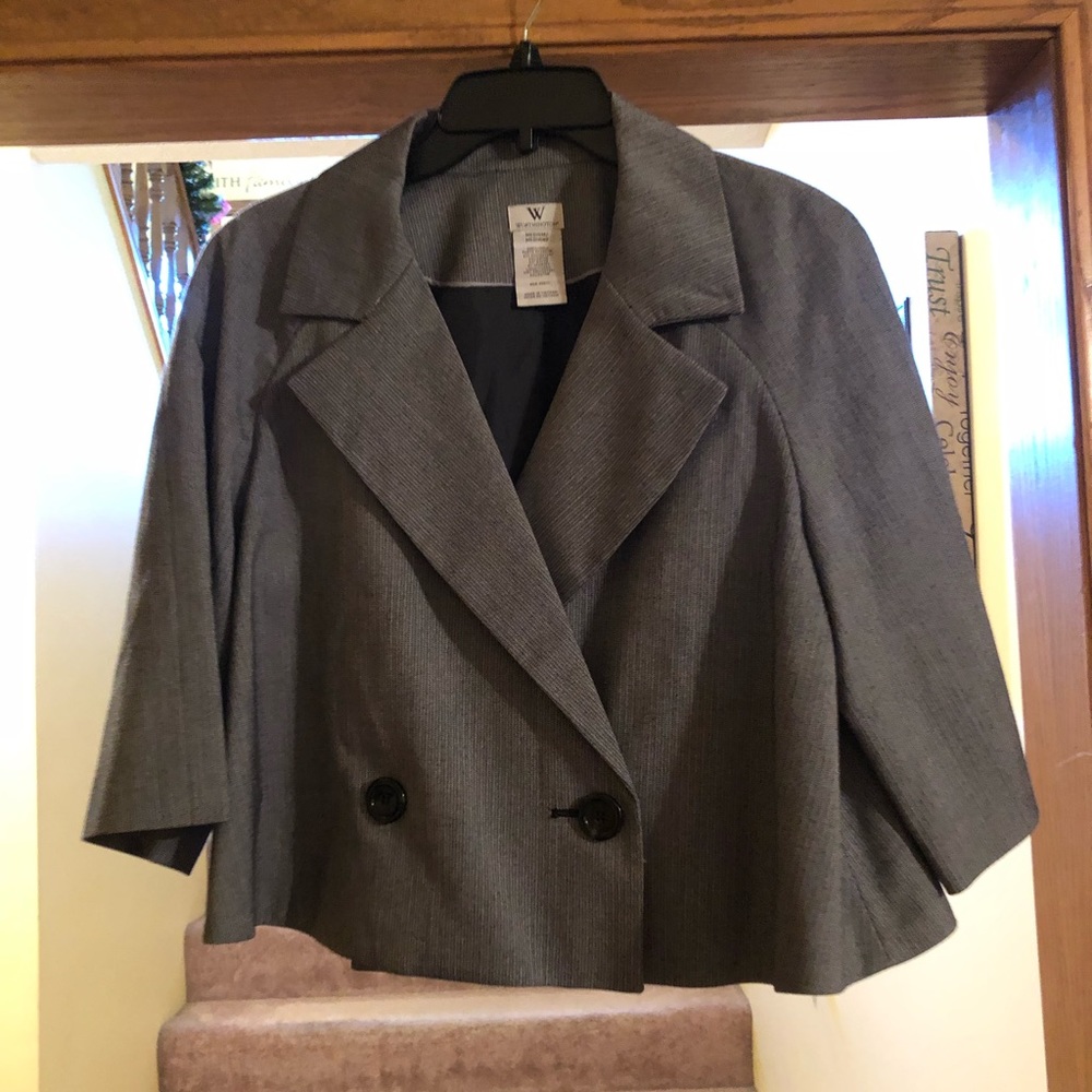 Worthington cropped blazer